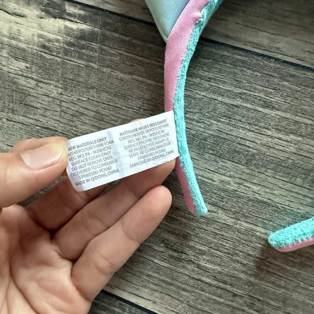 Fiesta Great Wolf Lodge Glam Ears Mermaid Purple Bow & SeaShell GWL White Pearls